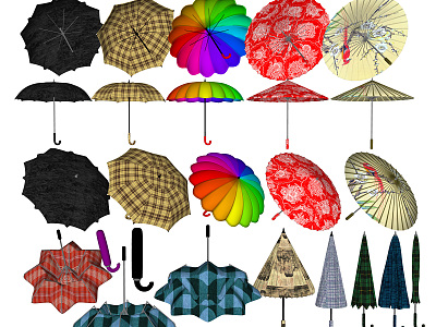 Chinese umbrella oil paper umbrella model