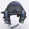 Pilot Helmet Fighter Helmet Pilot Hat 3d model