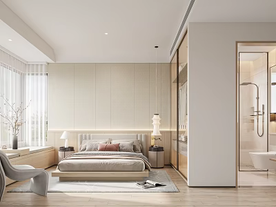 Modern Bedroom 3d model