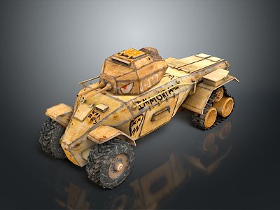 Bulletproof Car Armed Jeep Armed Car Armed Bulletproof Car Military Jeep Off-road Jeep Humvee 3d model