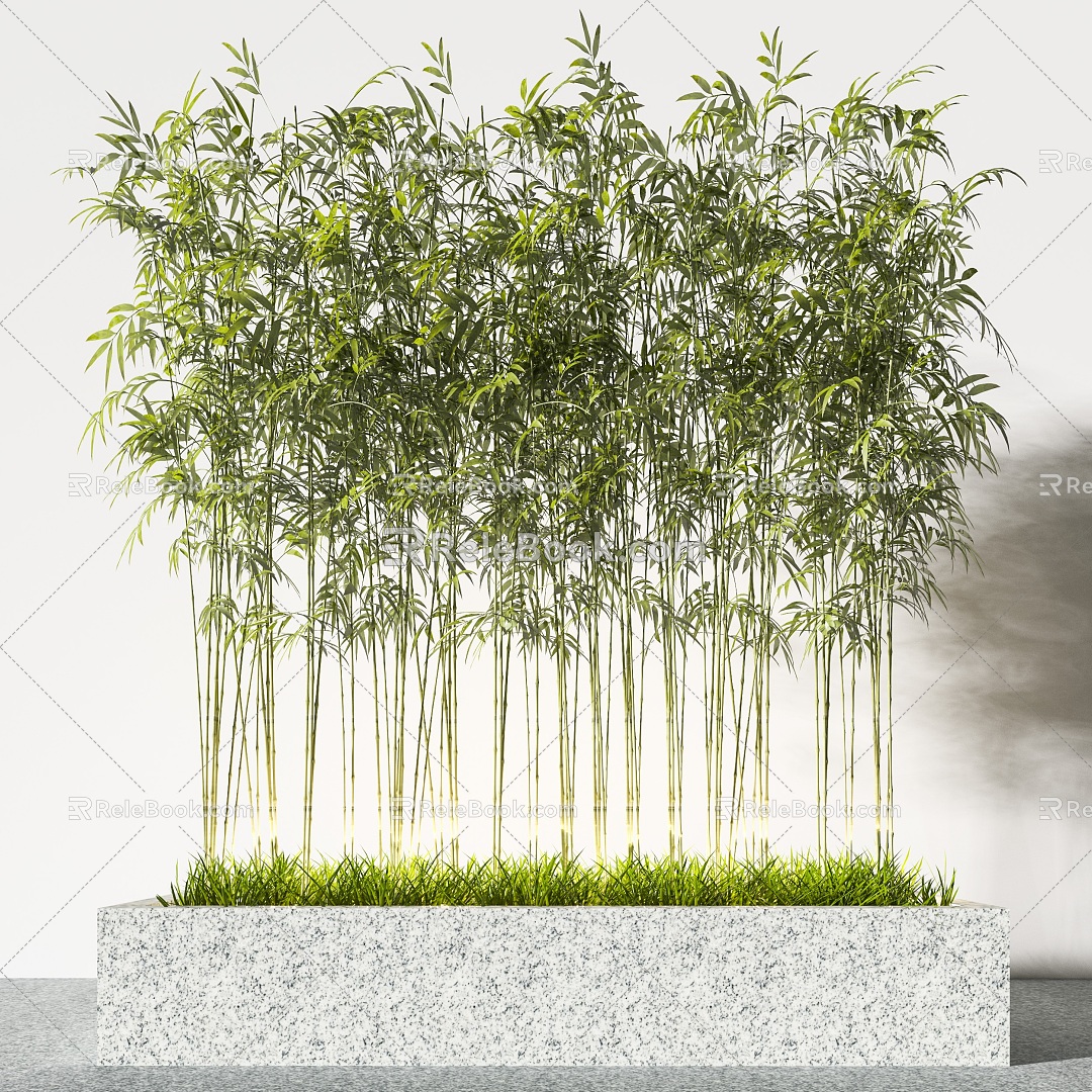 Modern Bamboo Landscape Bamboo Artificial Bamboo Horticulture Bamboo 3d model