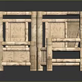 Rattan Woven Leisure Chairs Set With Coffee Table For Outdoor Patio Use