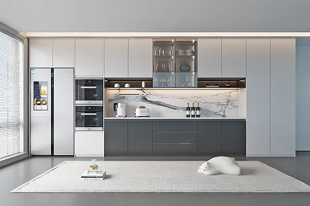 Modern Sideboard Wine Cabinet Dining Cabinet 3d model