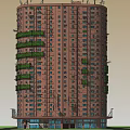 Modern Rural Self Built House With Multi Storey Brick Facade And Green Balconies
