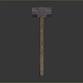 Sturdy Hardware Tool Hammer With Wooden Handle And Metal Head For Work