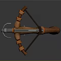 Crossbow Crossbow Crossbow Crossbow Mechanical Crossbow Shift Bow and Arrow Shoot Far Equipment Weapons High-tech Crossbow 3d model