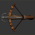 Crossbow Crossbow Crossbow Crossbow Mechanical Crossbow Shift Bow and Arrow Shoot Far Equipment Weapons High-tech Crossbow 3d model