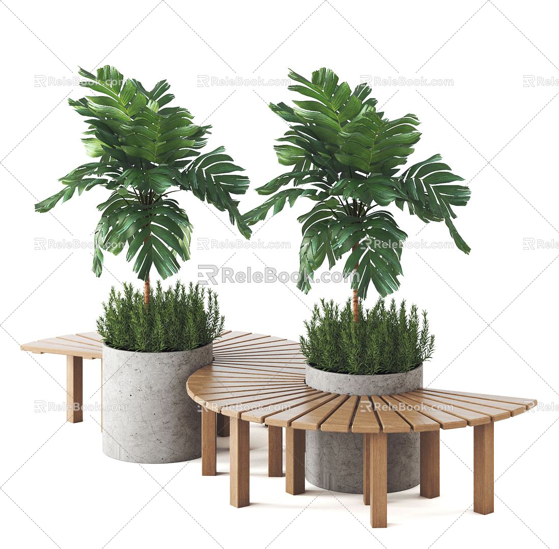 Modern outdoor chair landscape seat model