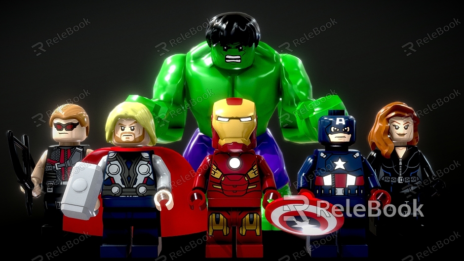 Toy Handset Lego Figure Avengers Figure model