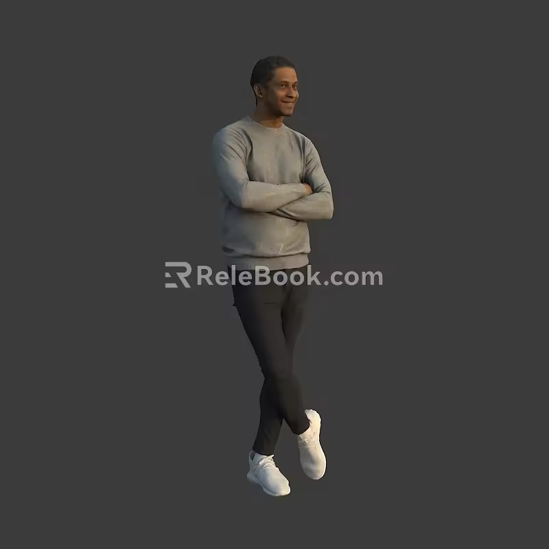 The Man Standing 3d model