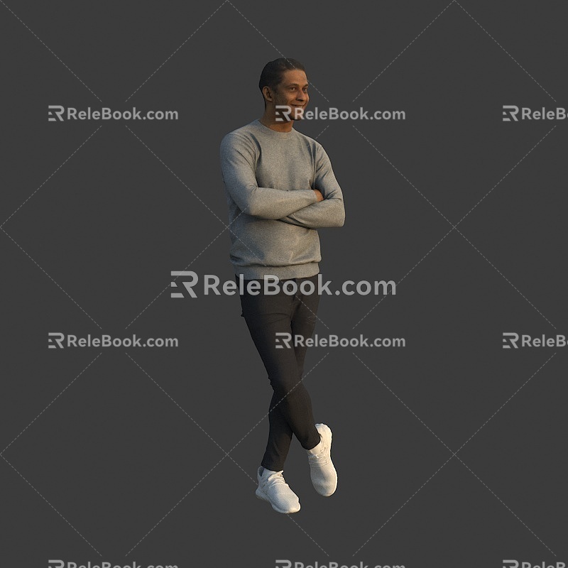 The Man Standing 3d model