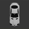 White Mercedes Sports Car with Sleek Body Design and Red Accent Wheels Reflective Surface Background