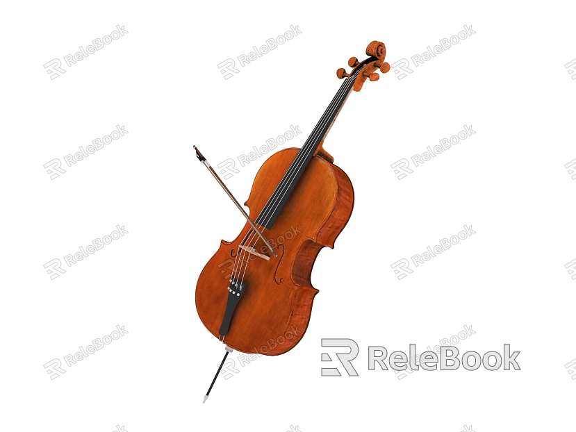 Musical Instrument Violin Cello model