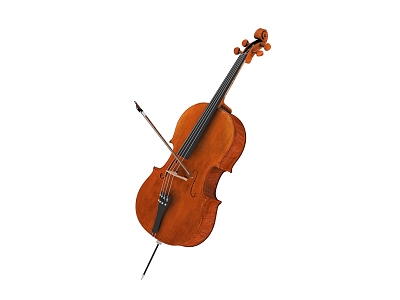 Musical Instrument Violin Cello model