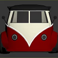 modern bus metro bus mini bus 3d model