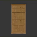 Simple Traditional Wooden Bookcase With Multiple Shelves And Lower Cabinet Doors