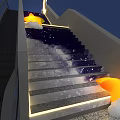 Starry Night Themed Photo Check In Spot With Moon Stars And Cloud Decorations