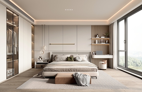 Modern Bedroom 3d model