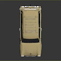 Vintage Beige Station Wagon With Roof Rack Classic Retro Exterior Design
