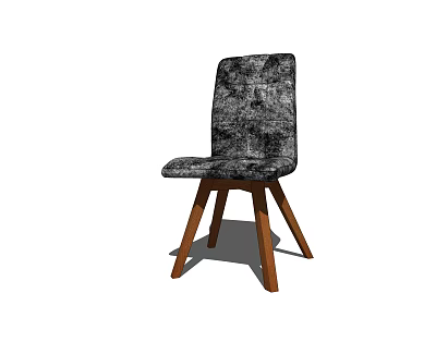 Modern leisure chair single chair 3d model