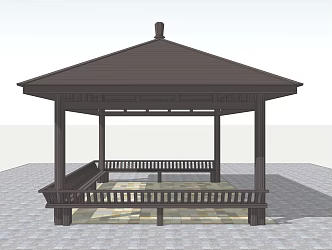 Modern Pavilion Leisure Pavilion 3d model
