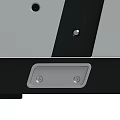 Black And White Standing Commercial Equipment With Control Panel And Brand Logo