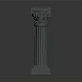 Columns Stone Columns Stone Columns Old Columns Roman Columns Roman Columns Classical Columns Greek Columns 3d model