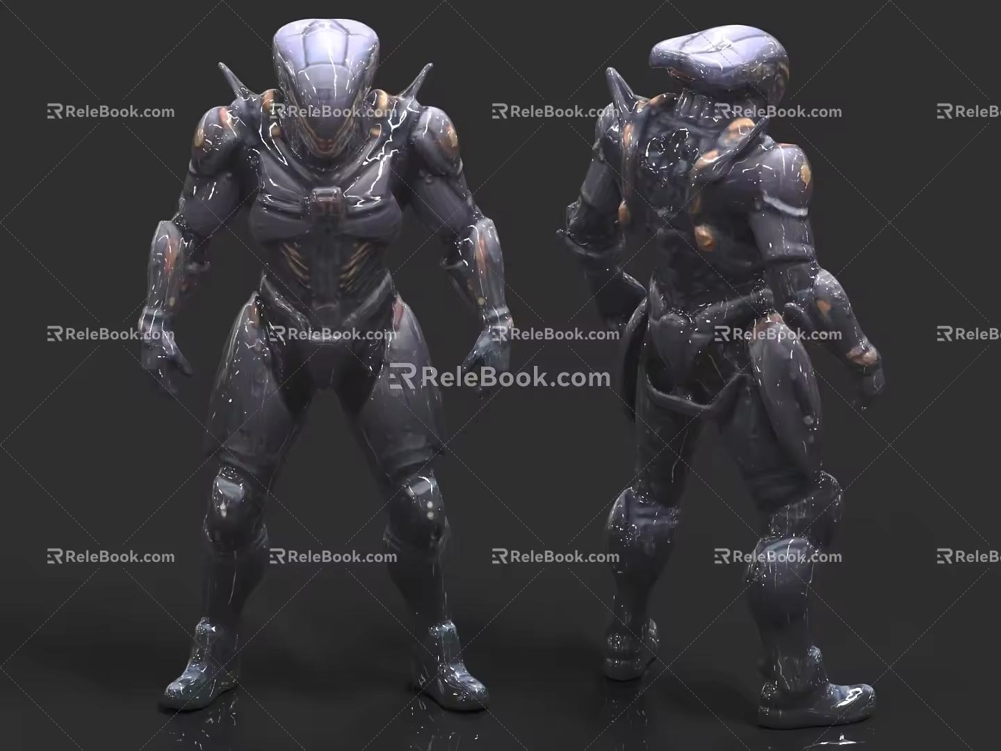 Shape robot alien sci-fi mecha sci-fi robot 3d model