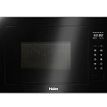 Haier Black Microwave Oven With Digital Display And Control Panel For Modern Kitchen Appliance 3d model