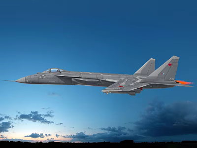 Modern Fighter Golden Eagle Fighter 3d model