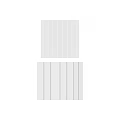 Modern Decorative Wall With Vertical Striped Panels For Home Interior Design
