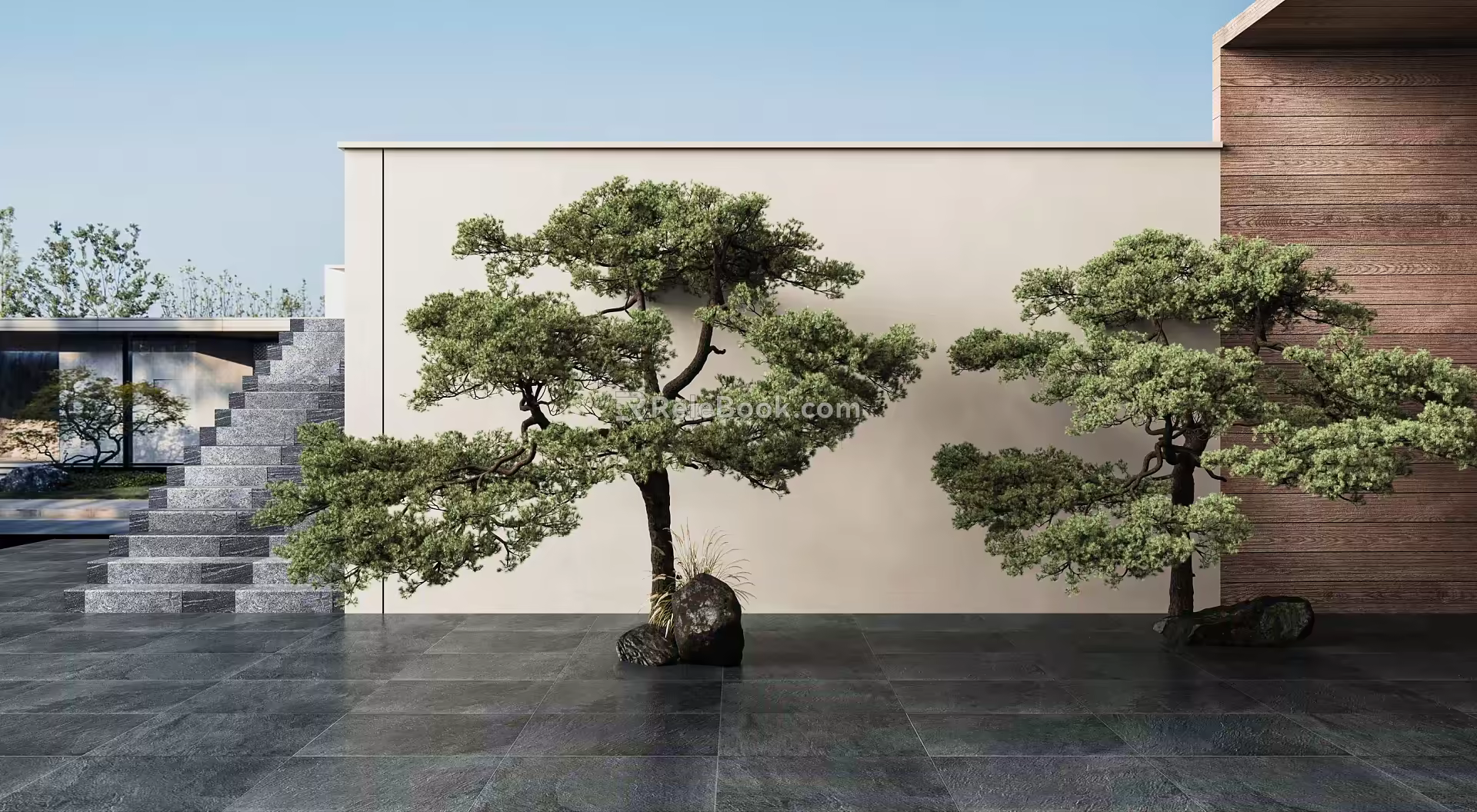 Modern Pine Welcome Pine 3d model
