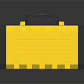 Yellow Black Portable Laptop Power Station with Handle Display Screen and USB Ports