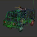 Military Truck Military Transporter Military Transporter 3d model