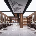 Modern Beauty Salon Interior Design With Mirrors Chairs Counter Shelves And Lighting