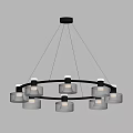 Modern chandelier decorative lamp 3d model