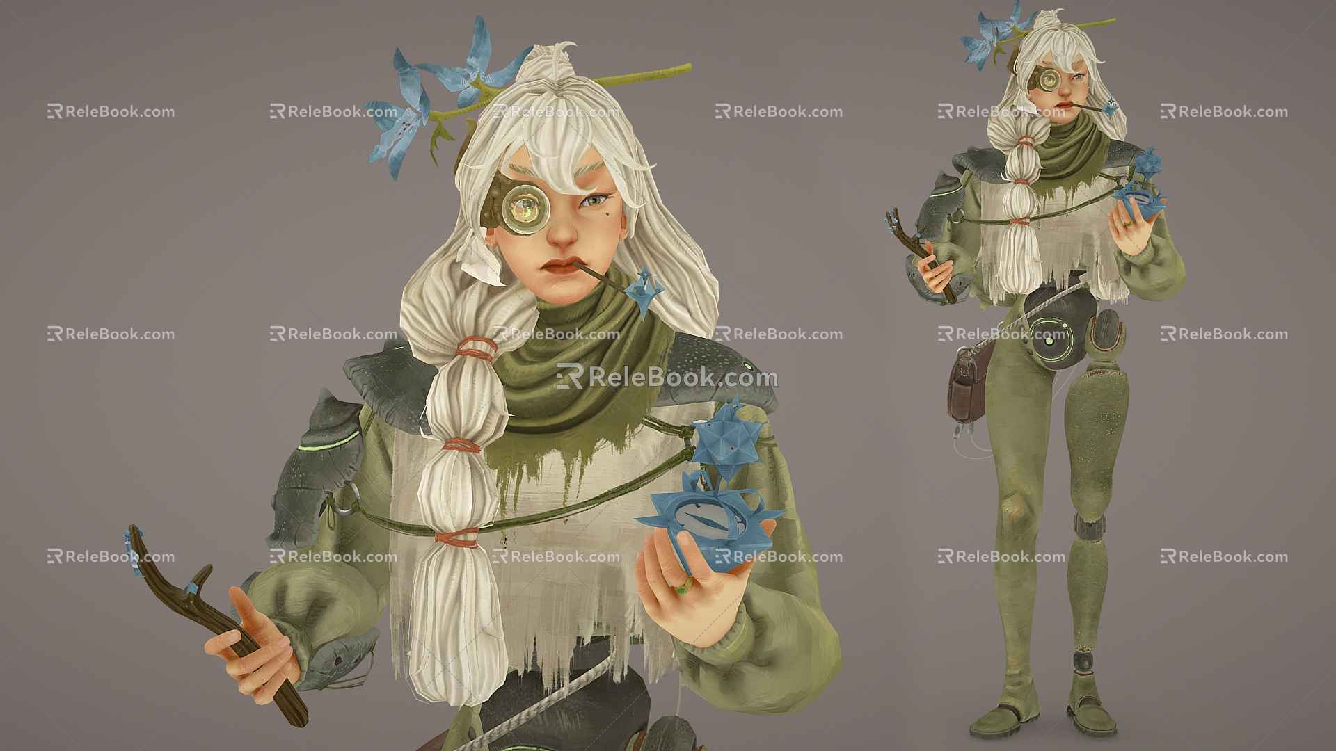 Game Girl Game Character Anime Girl Anime Character Anime Character Cartoon Man Elf Girl 3d model