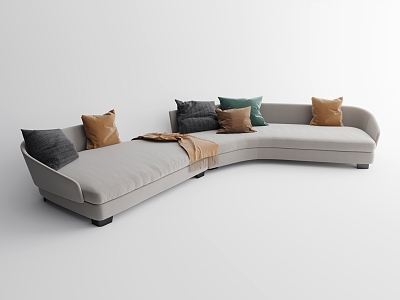 Modern shaped sofa model