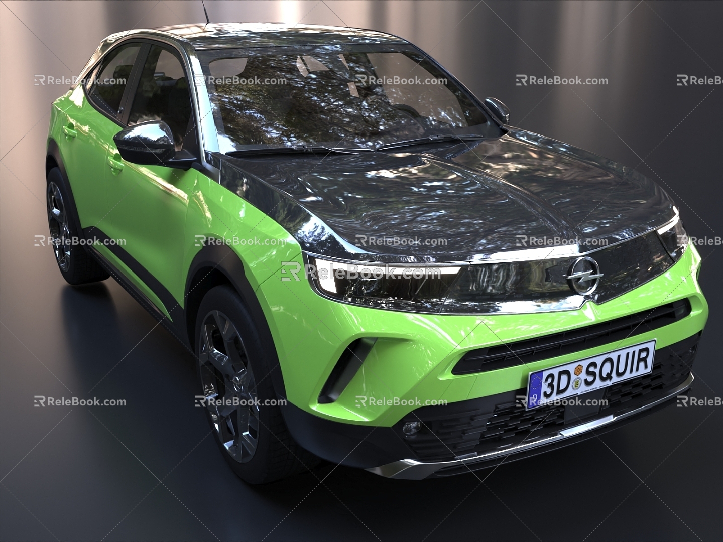 Opel car electric car 3d model