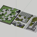 Karesansui Dry Landscape Garden Design With Stones Gravel Greenery And Pathways