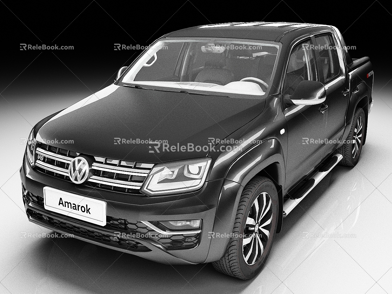 Volkswagen Armaroc V6 Pickup 2017 Car Truck 3d model