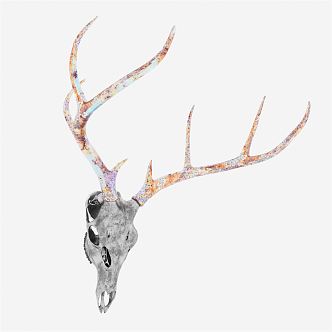 Modern Animal Wall Decorations Wall Decorations 3d model