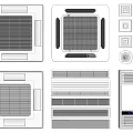 Modern Air Conditioner Vents With Various Designs For Home Interior Use