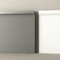 Gray And White Roller Shutters Different Color Design For Home Exterior