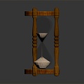 Modern Hourglass Rotating Hourglass 3d model