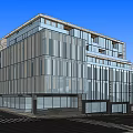 Modern Office Building Exterior With Glass Facade And Contemporary Architectural Design