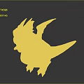 Cute Purple Baby Dragon With White Horns Wings And Yellow Belly