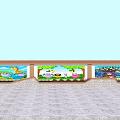 Colorful Mural Decorated Tree Pit Design With Plants And Animal Patterns In Outdoor Square