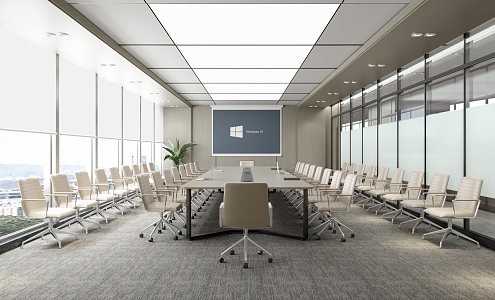 Modern Conference Room 3d model