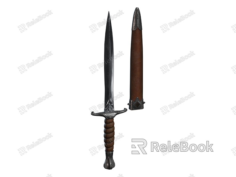 Knife Dagger Medieval Dagger Ancient Dagger model